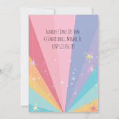 カテコーンミオグリ誕生日招待状 招待状 (裏面)