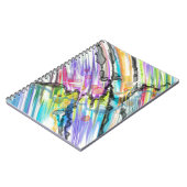 カテゴリー5曲旋回抽象芸術アートデザイン ノートブック (左側)