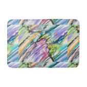 カテゴリー5曲旋回抽象芸術アートデザイン バスマット (正面)