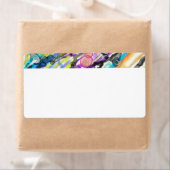 カテゴリー5曲旋回抽象芸術アートデザイン ラベル (インサイチュ)