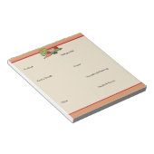 カテゴリ別の食料品一覧 ノートパッド (アングル)