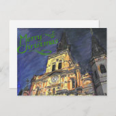 カテドラルのクリスマス シーズンポストカード (正面/裏面)