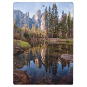 カテドラルのピークの眺め クリップボード (裏面)