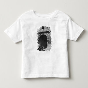カテドラルのポーチの前に待っているキャリッジ トドラーTシャツ