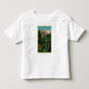 カテドラルの尖塔およびヨセミテの谷 トドラーTシャツ