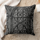 カテドラルの席の幾何学的な木製の切り分けるパターン02 クッション (ブランケット)