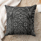 カテドラルの席の幾何学的な木製の切り分けるパターン03 クッション (ブランケット)