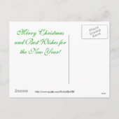 カテドラルの窓の木 シーズンポストカード (裏面)