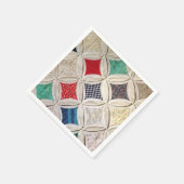 カテドラルウィンドウのキルトパターン スタンダードカクテルナプキン (角)