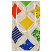 カテドラルウィンドウのキルトパターン スモールペーパーバッグ (正面)