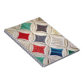 カテドラルウィンドウのキルトパターン ノートブック (右側)