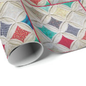 カテドラルウィンドウのキルトパターン ラッピングペーパー (ロールコーナー)