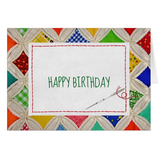 カテドラルウィンドウキルト誕生日 (正面横)