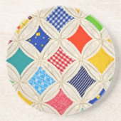 カテドラルウィンドウキルト コースター (正面)