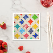 カテドラルウィンドウキルト スタンダードカクテルナプキン (インサイチュ)