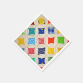 カテドラルウィンドウキルト スタンダードカクテルナプキン (角)