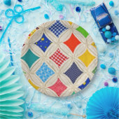 カテドラルウィンドウキルト ペーパープレート (パーティー)