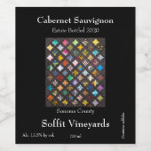 カテドラルウインドキルト ワインラベル (シングルラベル)