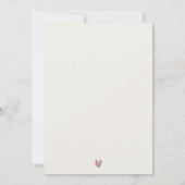 カテドラルオブバルセロナスペインウォーターカラー誕生日 招待状 (裏面)