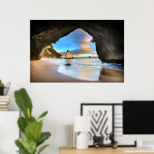 カテドラルコーブTe Whanganui-A-Heiポスター ポスター (ホームオフィス)