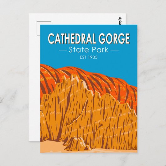 カテドラルゴルジ州パークネバダヴィンテージ ポストカード (正面/裏面)