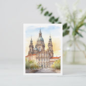 カテドラルサンティアゴスペイン有名な旅行の場所 ポストカード (スタンド正面)