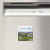 カテドラルタワーからのセントアンドリュウズタウンエアリアルビュー マグネット (インサイチュ (食洗機))