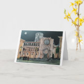 カテドラルデサンタマリア絵を描ズバイアルフレッドキツネ カード (黄色い花)