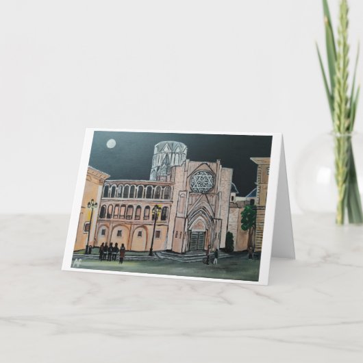 カテドラルデサンタマリア絵を描ズバイアルフレッドキツネ カード (正面)