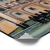 カテドラルデサンタマリア絵を描ズバイアルフレッドキツネ ポスター (角)