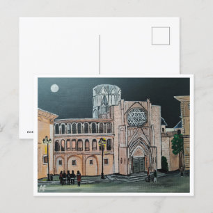 カテドラルデサンタマリア絵を描ズバイアルフレッドキツネ ポストカード