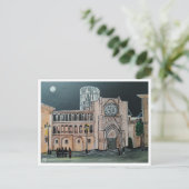 カテドラルデサンタマリア絵を描ズバイアルフレッドキツネ ポストカード (スタンド正面)