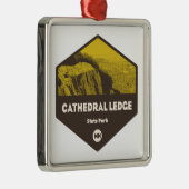 カテドラルレッジ州パークニューハンプシャー メタルオーナメント (右)