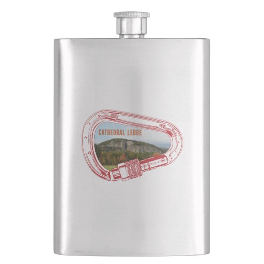 カテドラルレッジ登山カラビナー フラスク (正面)