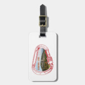 カテドラルレッジ登山カラビナー ラゲッジタグ (正面縦)