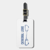 カテドラルレッジ登山クイックドロー ラゲッジタグ (正面縦)