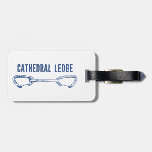 カテドラルレッジ登山クイックドロー ラゲッジタグ (裏面横)