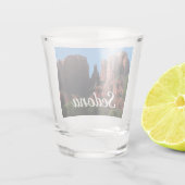 カテドラルロックセドナアリゾナ記念碑 ショットグラス (裏面)