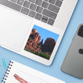 カテドラルロックセドナアリゾナ記念碑 シール (ノートパソコンとiPhone)