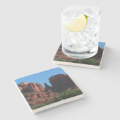 カテドラルロックセドナアリゾナ記念碑 ストーンコースター (横)