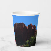 カテドラルロックセドナアリゾナ記念碑 紙コップ (裏面)