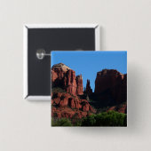 カテドラルロックセドナアリゾナ記念碑 缶バッジ (正面&裏面)