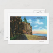 カテドラルロックビュー、バーハーバー ポストカード (正面/裏面)