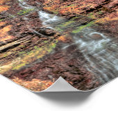 カテドラル滝、ウェストバージニア ポスター (角)