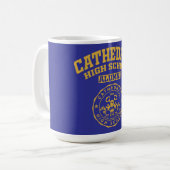 カテドラル高校NY同窓会マグ コーヒーマグカップ (正面左)
