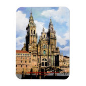 カテドラル・デ・サンティアゴ・デ・コンポステラ(Aコルニナ) マグネット (縦)