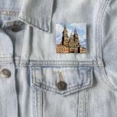 カテドラル・デ・サンティアゴ・デ・コンポステラ（Aコルニナ） 缶バッジ (インサイチュ)