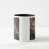 カテドラル·デ·レオン、インテリアステンドグラス窓 マグカップ (中央)