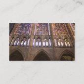 カテドラル·デ·レオン、インテリアステンドグラス窓 名刺 (裏面)