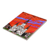 カテドラル、ニューオーリンズ、フォヴィスト・カラーズ タイル (側面)